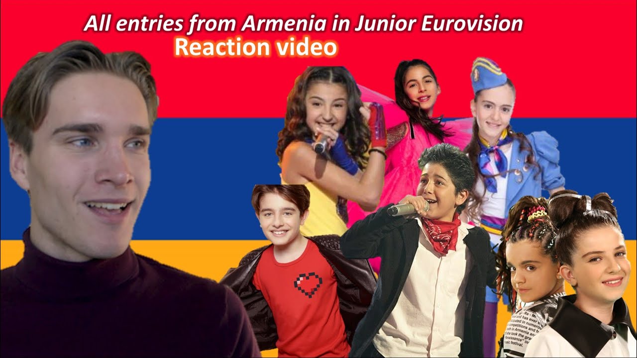 All entries from Armenia in Junior eurovision (2007/2019) my reaction - ESC VINS