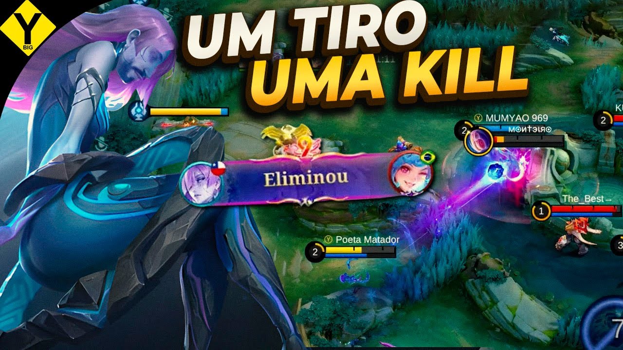 MINHA NOVARIA &Eacute; SNIPER PROFISSIONAL - Gameplay | Mobile Legends