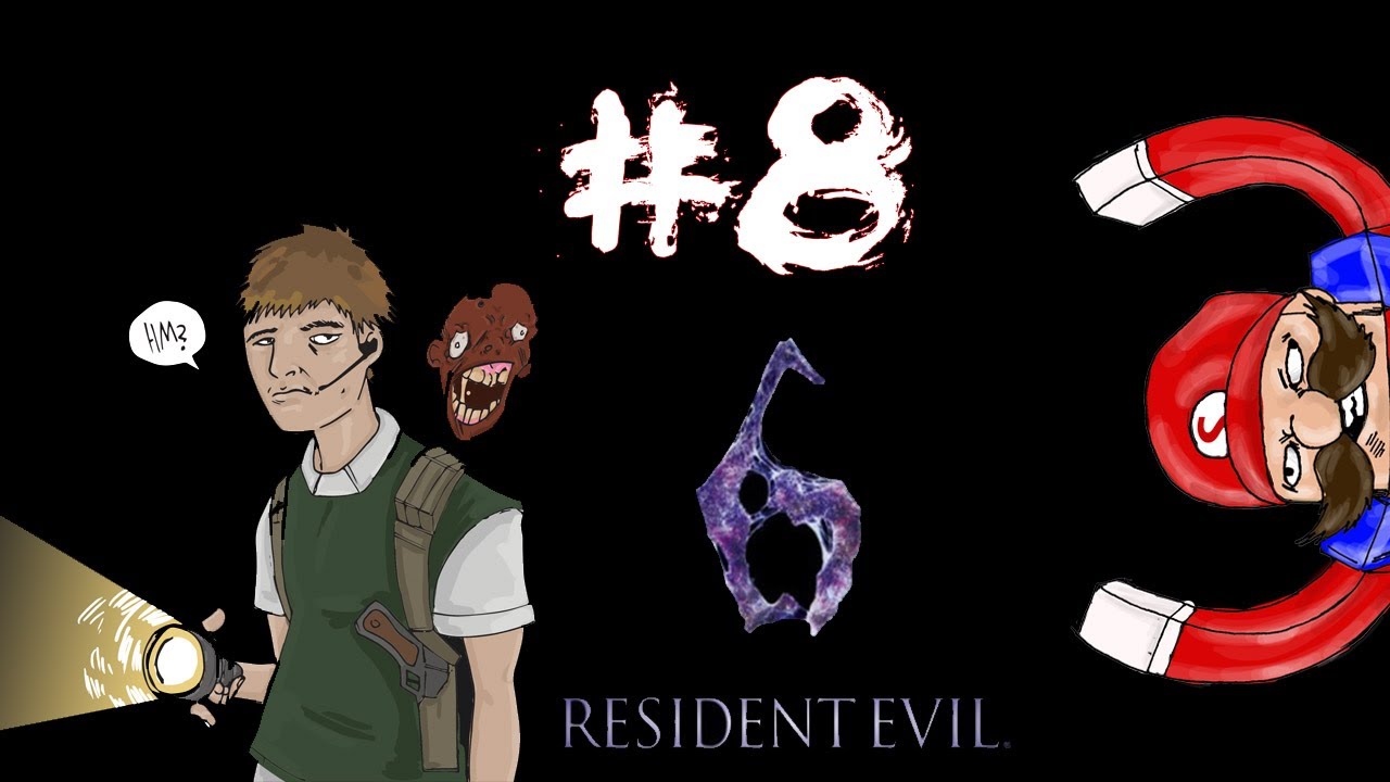 Residential Evil - Resident Evil 6 Jake Campaign Walkthrough / Gameplay w/ SSoHPKC Part 8 - Umbrella Tokens