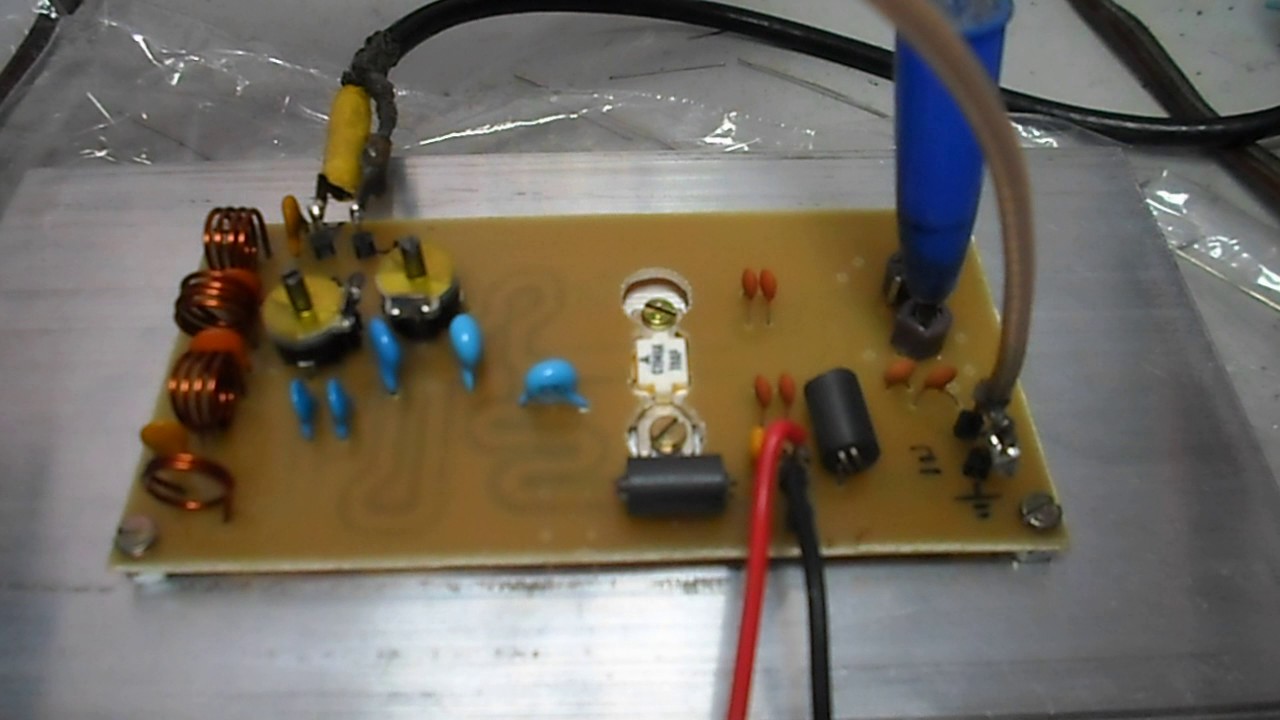 Amplificador FM 2sc1946a - Ajustando
