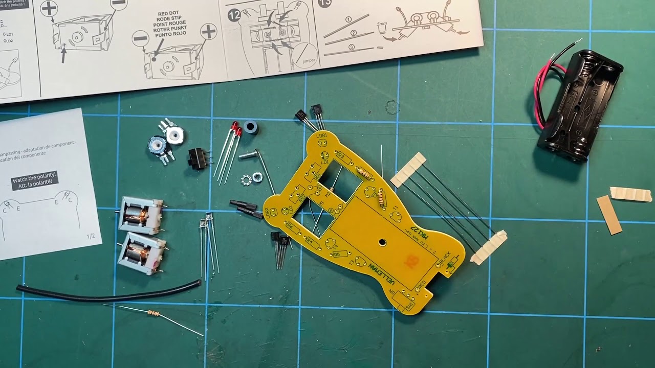 Velleman Running Microbug kit - Complete build