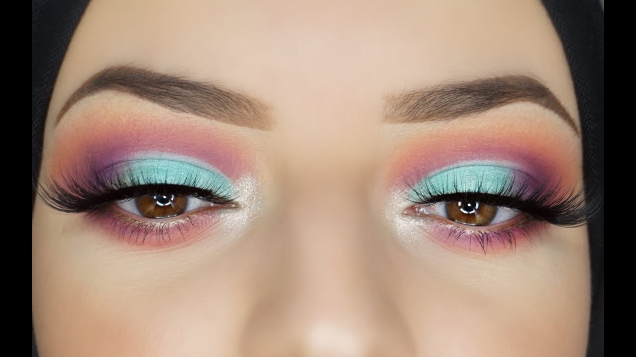 Colorful GLAM Eye Makeup Tutorial | Morphe Brushes