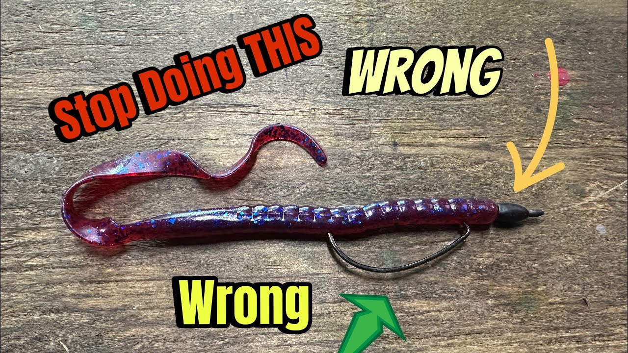 You’ve DEFINITELY Been Rigging Worms And Creature Baits All WRONG…