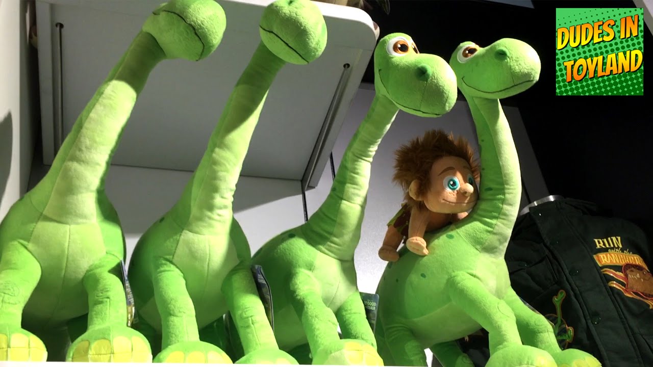 The Good Dinosaur toys and merchandise at Disney Store 2015 Pixar