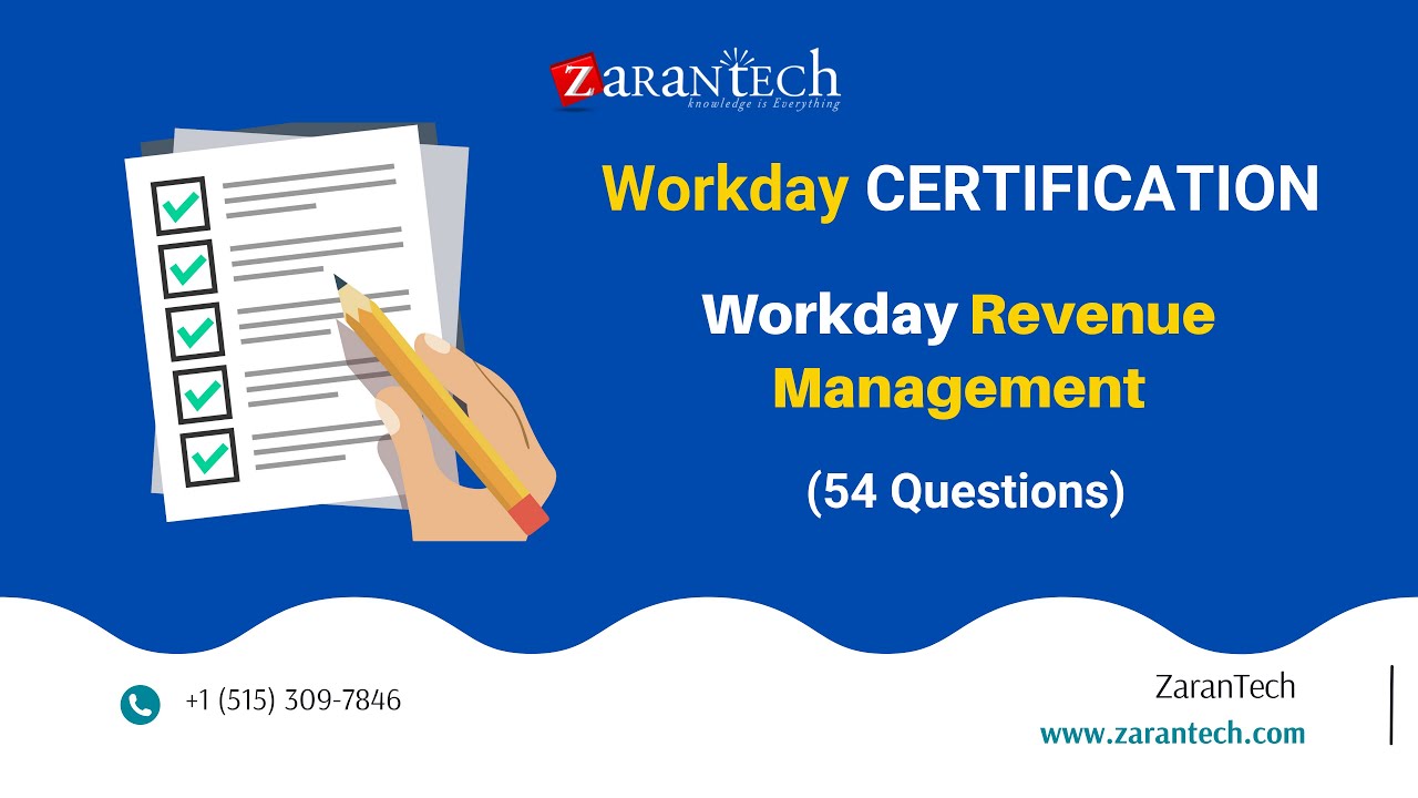 Workday Revenue Management (54 Practice Questions) | ZaranTech