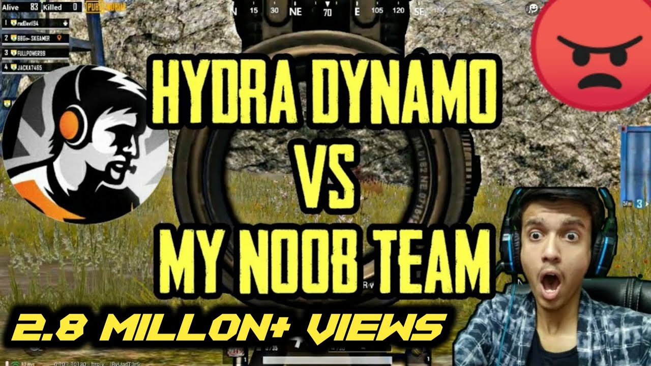dynamo vs my random team | what an awesome gameplay by team hydra