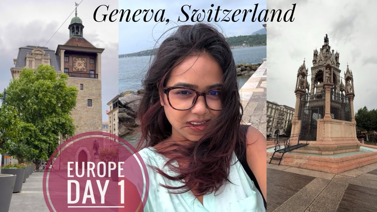 Day 1 in Switzerland 🇨🇭 | Geneva Lake | Europe Travel Vlog