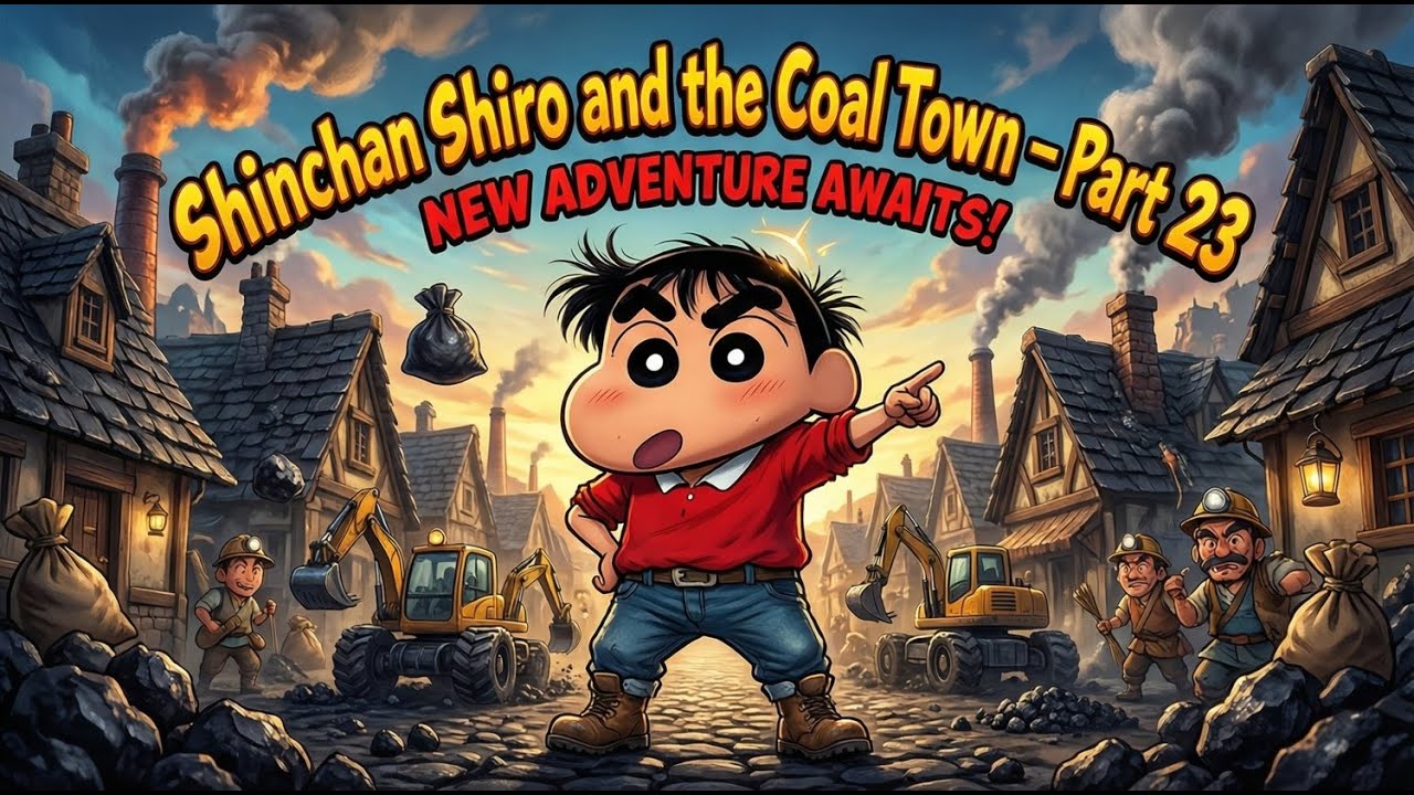 Shinchan Shiro and the Coal Town 🐶🔥 | Gameplay Part 23