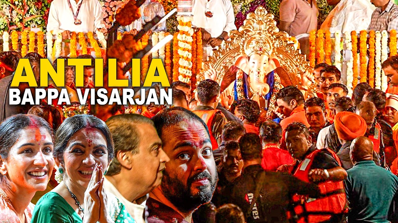 UNCUT - Ambani Family&rsquo;s Grand Ganpati Visarjan 2026 | Mukesh-Nita, Radhika, Anant Ambani