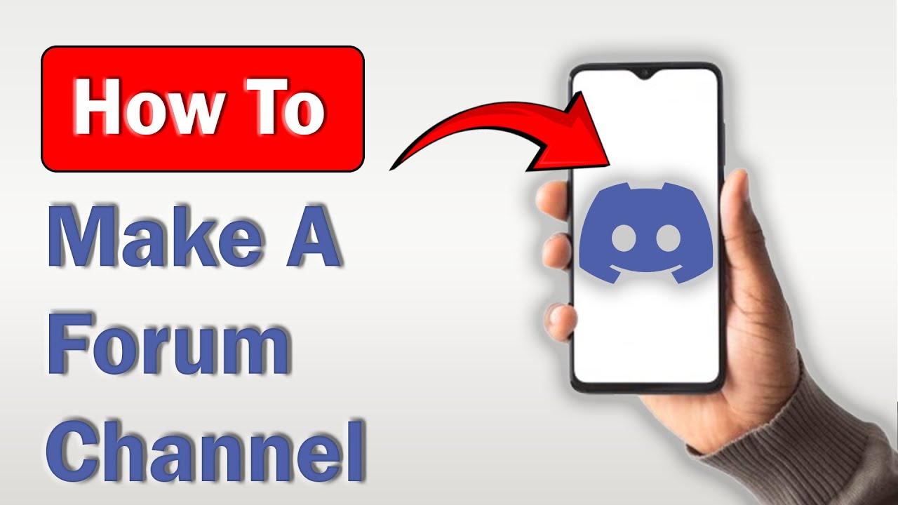 How to Make a Forum Channel in Discord Mobile! (Android & iPhone)
