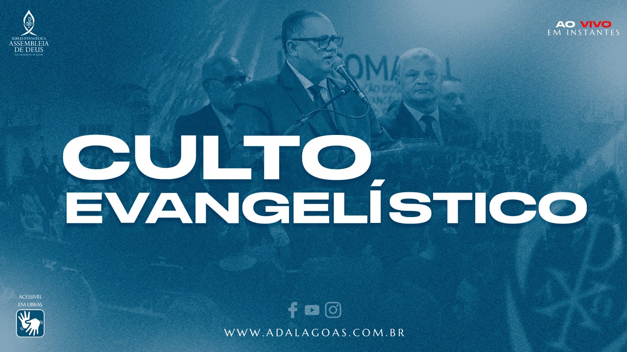 Culto Evangelístico - Acessível em Libras (15/03/2026)