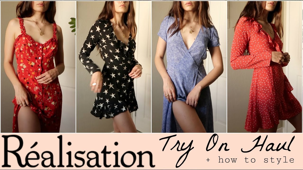 REALISATION PAR / TRY ON HAUL / Romantic Spring + Summer Dresses