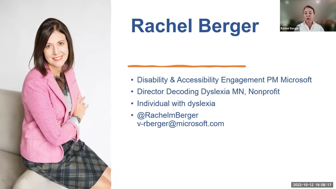 Microsoft Assistive Technology for Dyslexia