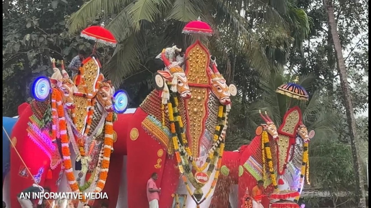തൃച്ചേന്ദമംഗലം മഹാദേവർ ക്ഷേത്രം പെരിങ്ങനാട് ക്ഷേത്രത്തിലെ കെട്ടുകാഴ്ച്ച✨Peringnadu #peringanadu