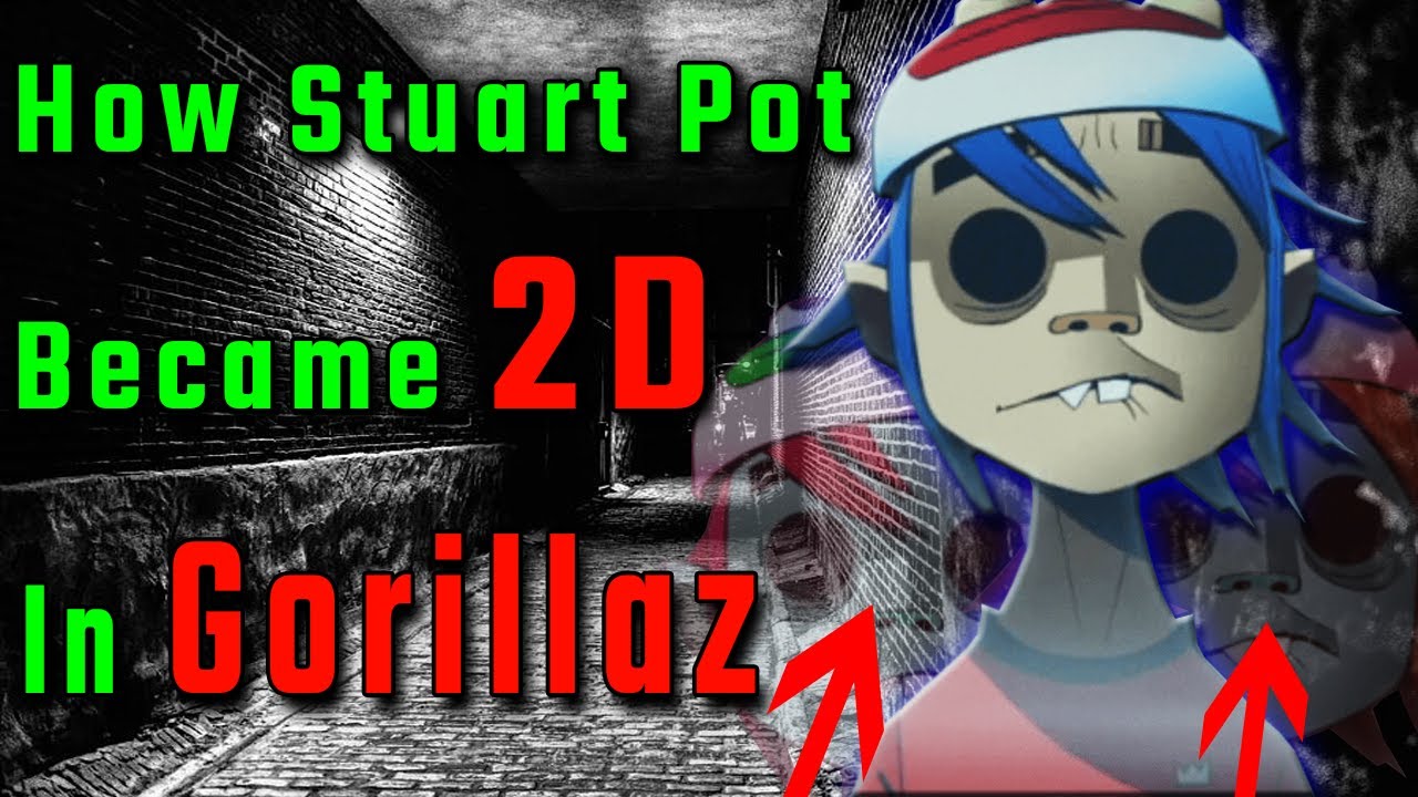 How Stuart Pot Became 2D in Gorillaz 💀🐒 - D-Day and 2D (Gorillaz lore explained)