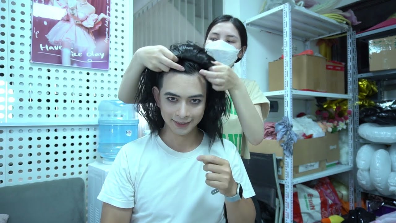 Michael Jackson Wig Make Up Process | Michael Jackson Makeup Transformation | Tu Michael