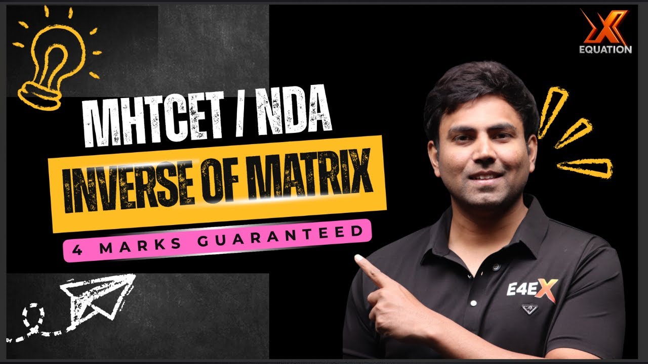 MHTCET Matrices in 10 Minutes | Most Important Points & Short Tricks for MHTCET 2026