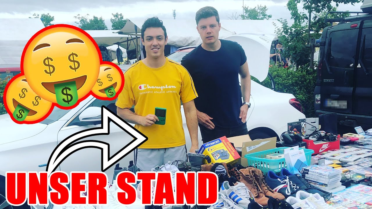 Wir verkaufen alles auf dem Flohmarkt | Sneaker vs. Videospiele 💰