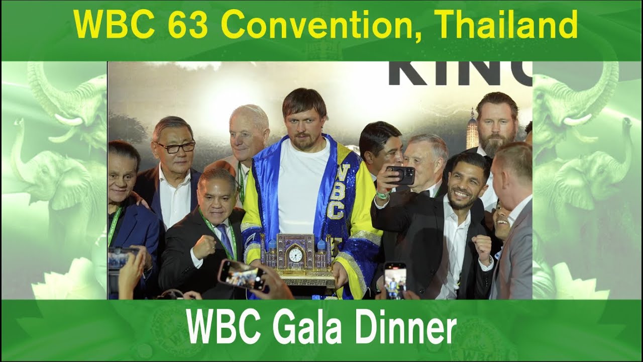 WBC Gala Dinner, Thailand 63 convention