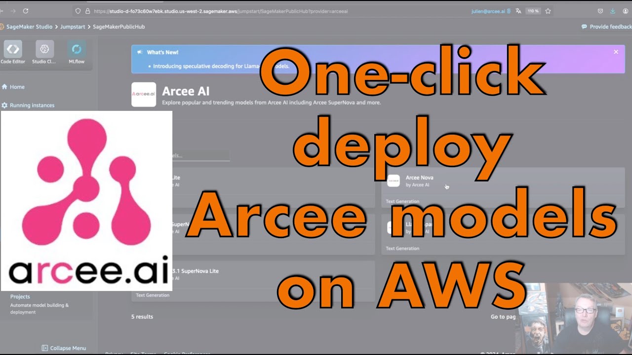 Deploying Arcee AI models in minutes with Amazon SageMaker JumpStart