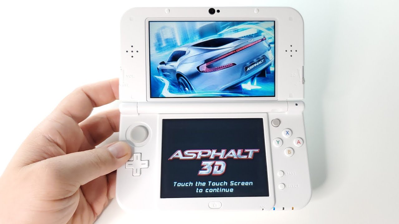 Asphalt 3D | The New Nintendo 3DSXL handheld gameplay