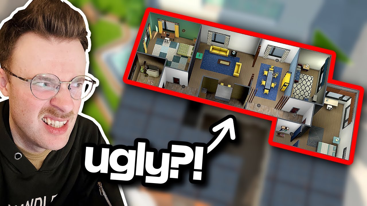 i fixed the UGLIEST apartment in The Sims 4 🤢