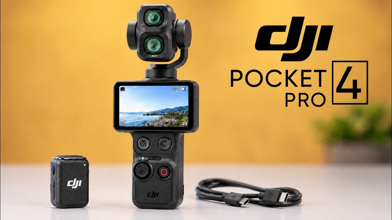 Официальные характеристики, цена и дата выхода DJI OSMO Pocket 4 PRO наконец-то подтверждены!