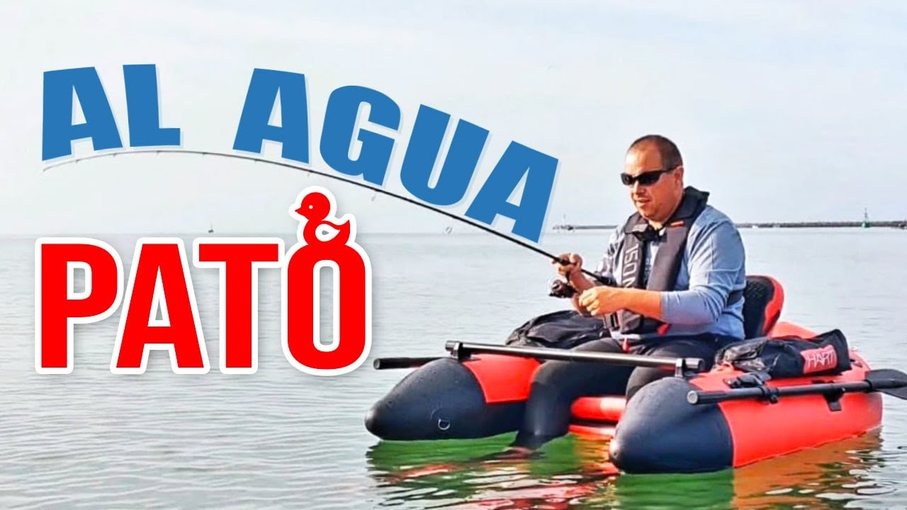 SPINNING 🎣 desde 🦆 PATO [mi PRIMERA vez Y encima COGEMOS peces ]