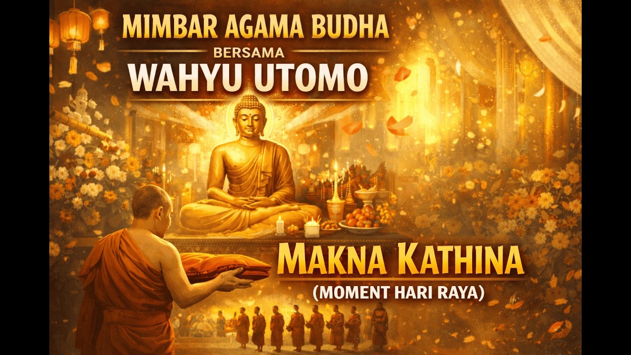 👉 MIMBAR AGAMA BUDHA BERSAMA WAHYU UTOMO – Makna Kathina (Moment Hari Raya Umat Buddha)
