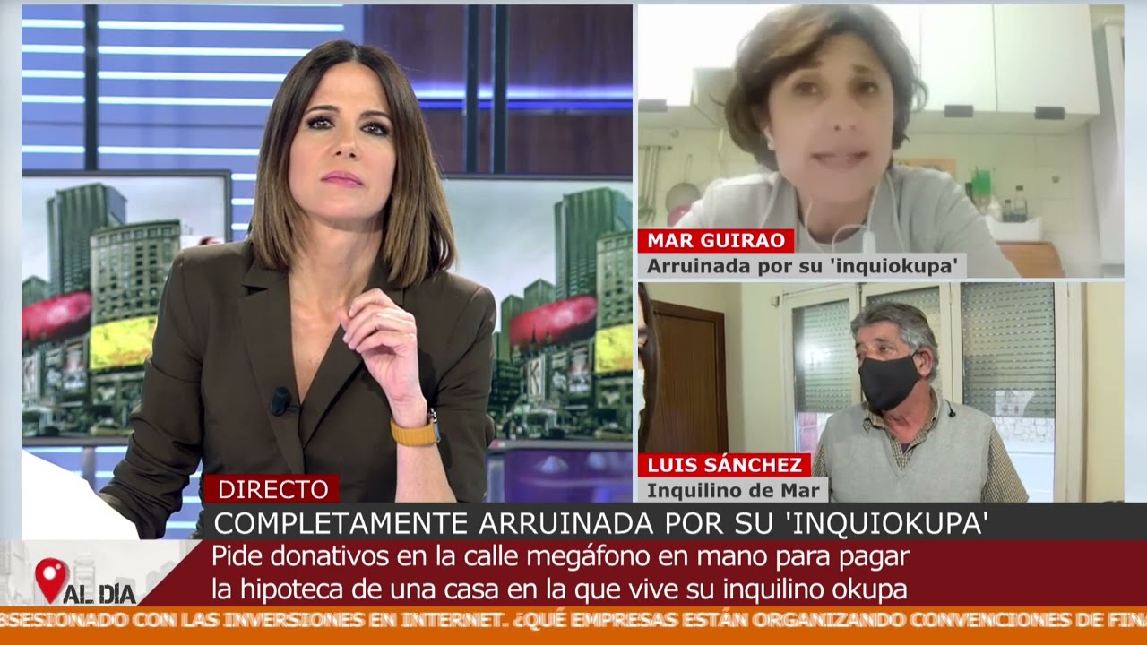 Una propietaria arruinada se enfrenta a su inquiokupa