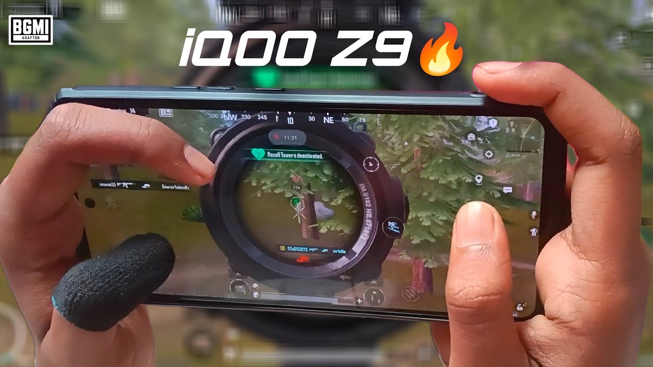 iQOO Z9 5G Gameplay with Handcam 🔥 | BGMI 4.1 UPDATE | SMOOTH+60 fps