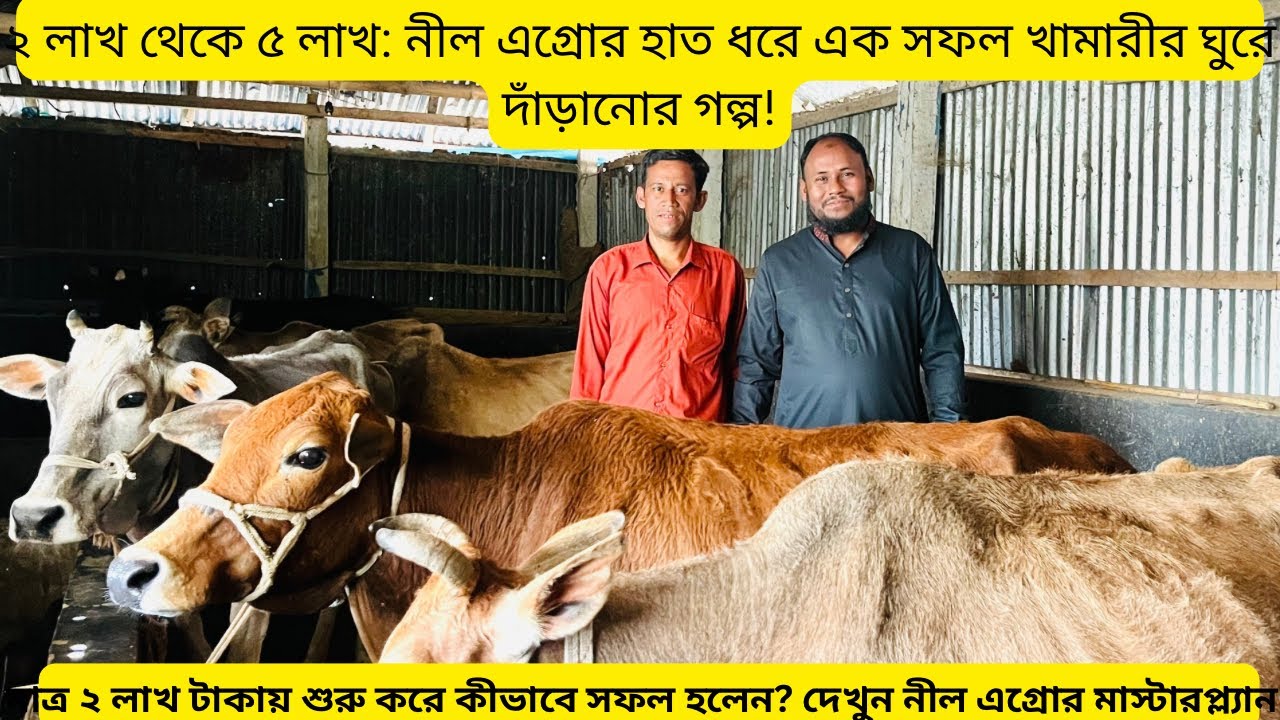 ২ লাখ থেকে ৫ লাখ: নীল এগ্রোর হাত ধরে এক সফল খামারীর ঘুরে দাঁড়ানোর গল্প!