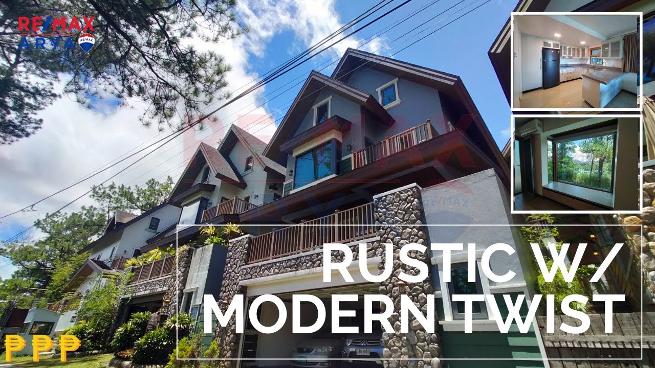 Tour#6: Rustic Design with a Modern Twist Townhouse for Sale in Baguio