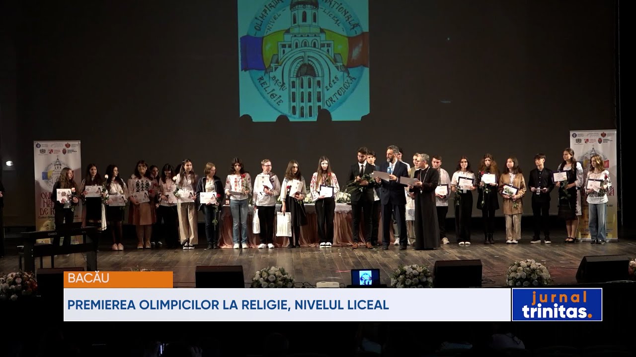 Premierea olimpicilor la Religie, nivelul liceal
