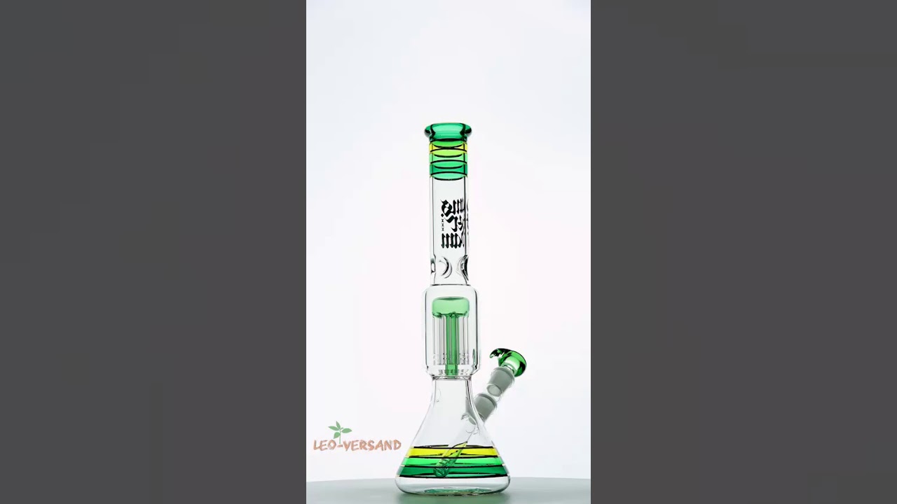 Grace Glass x Amsterdam v2 18,8er Bong mit Eisfach, Percolator und Kickloch