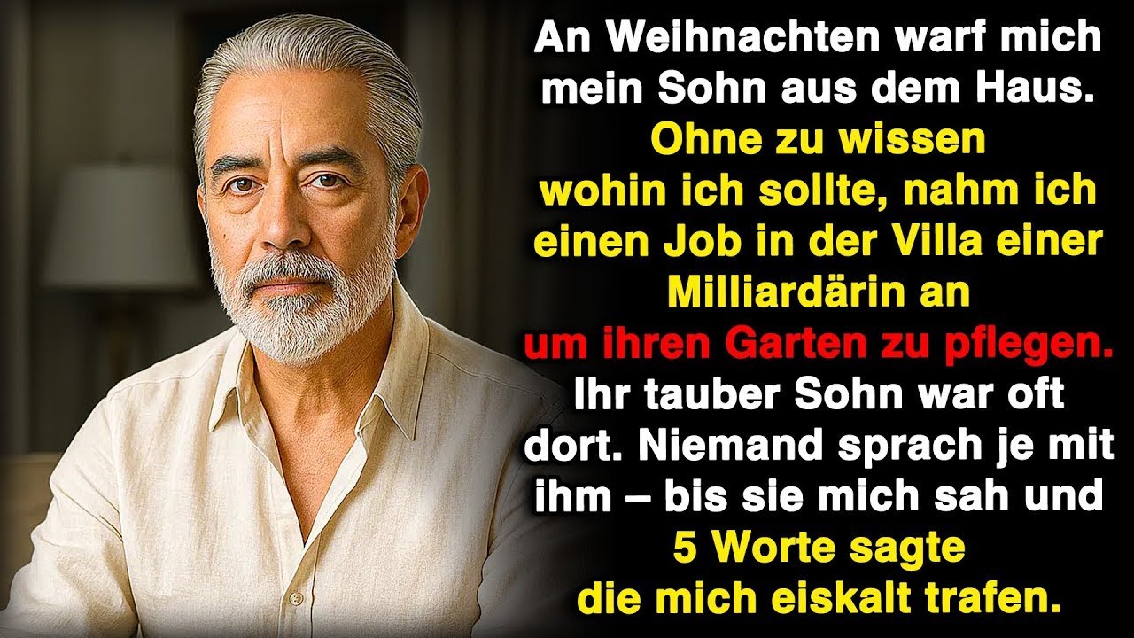 Als ich meinen Job verlor zog ich zu meinem Sohn doch an Weihnachten warf er mich hinaus dann
