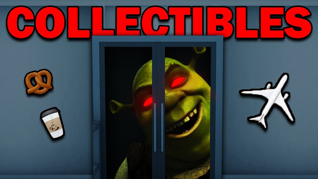 Shrek in the Backrooms - Hidden Items in Level 20 
