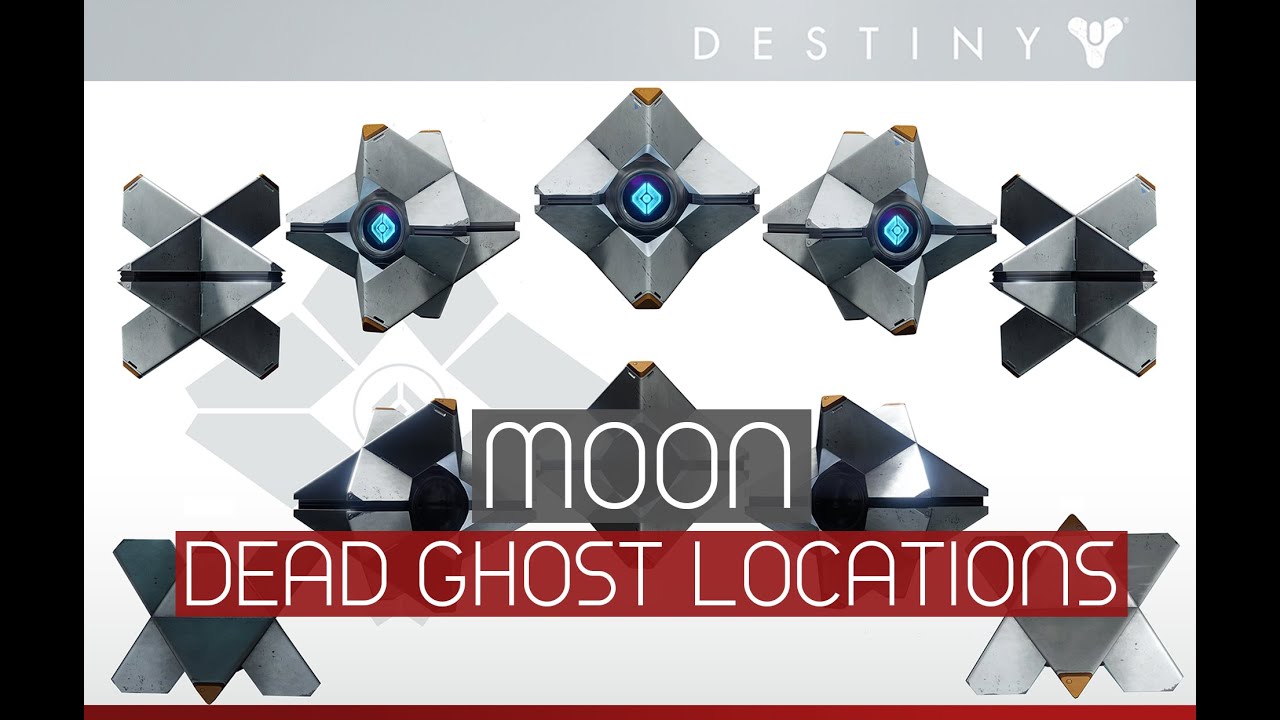 Destiny - MOON - All Dead Ghosts Locations ( Ghost Hunter Achievement / Trophy )