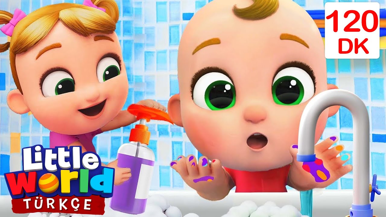 Bebek Hijyen Şarkısı, El Temizliği  | Eğlenceli ve Öğretici Çocuk Şarkıları | Little World Türkçe