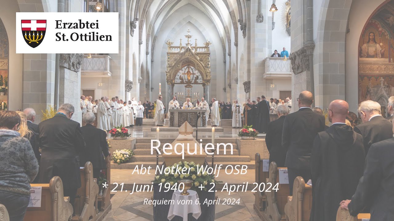 Requiem und Beerdigung Abt Notker Wolf OSB