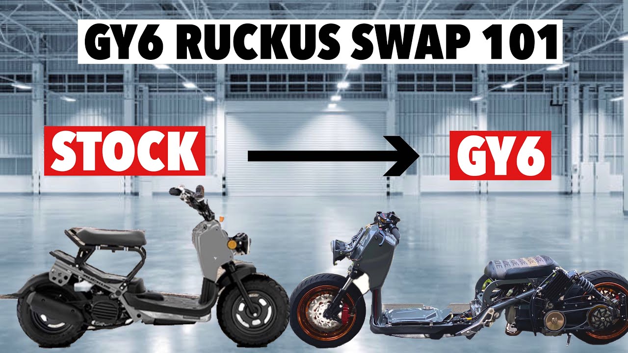 HOW TO GY6 SWAP A RUCKUS - parts you will need [LIVE]