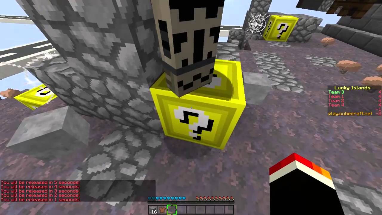 Minecraft NEW LUCKY BLOCK SKYWARS! #1 (Lucky Block Islands) w/ PrestonPlayz & Kenny