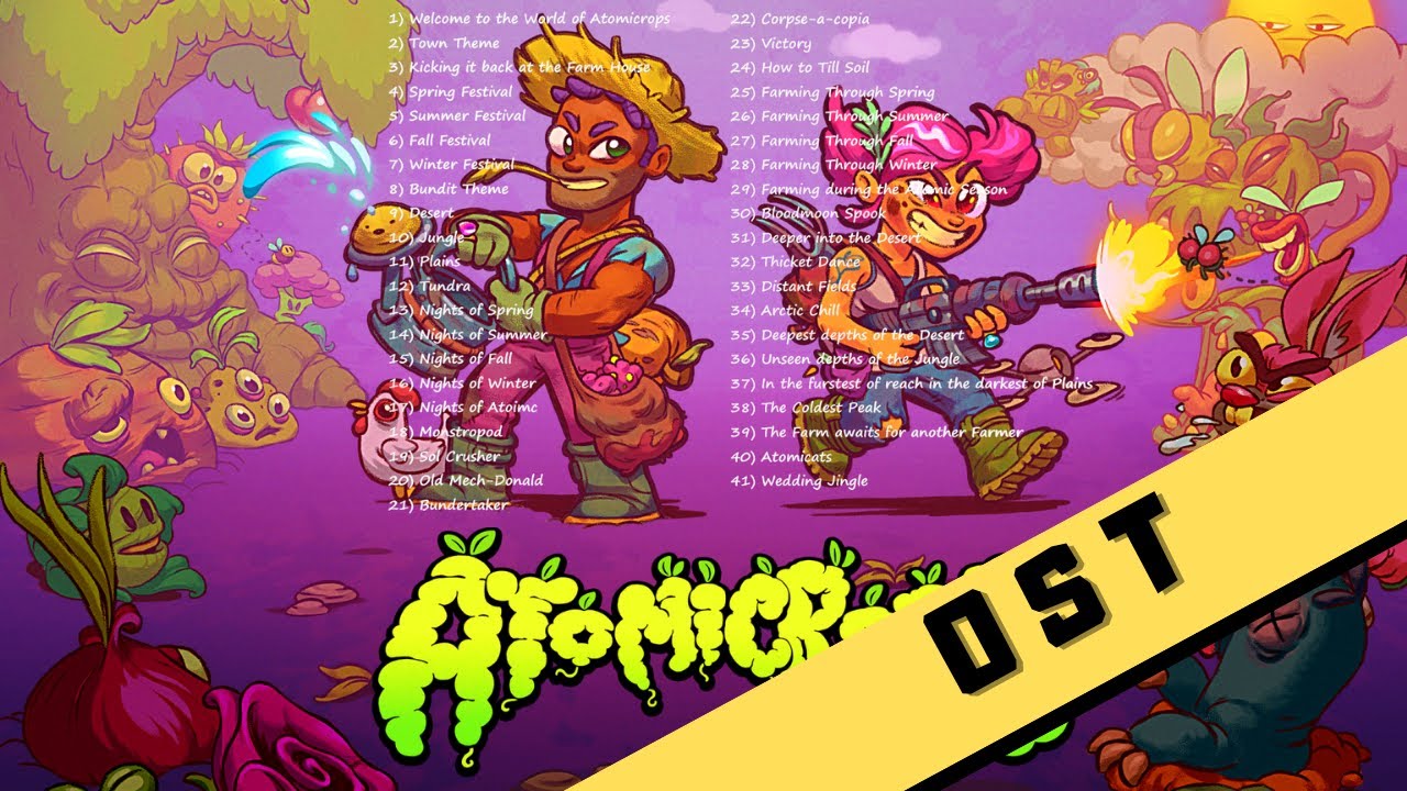 Atomicrops Great Music (2020) :: Full Game Soundtrack 【 OST By  Joonas Turner 】