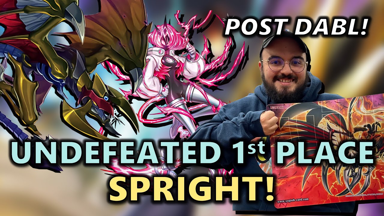 UNDEFEATED FIRST PLACE Spright Deck Profile POST Darkwing Blast | Double Box Tourney | Yu-Gi-Oh!