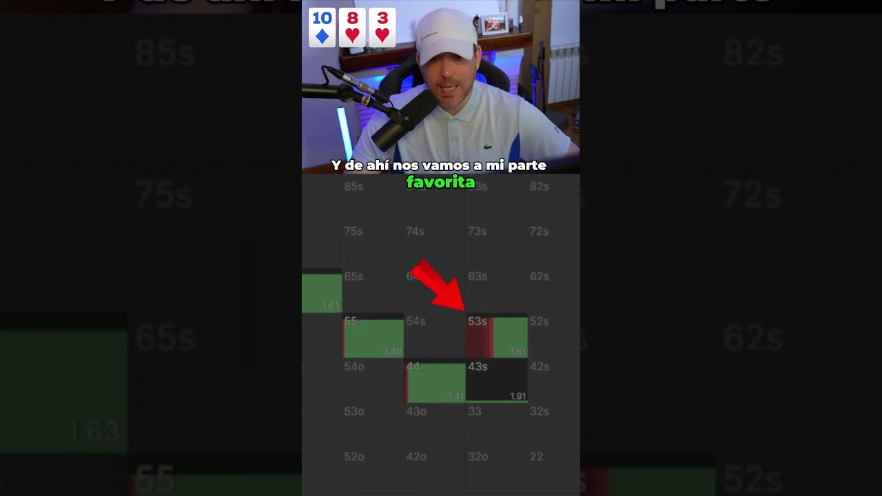 OVERBET FLOP T💎8❤️3❤️ #pokeronline #poker #onlinepoker