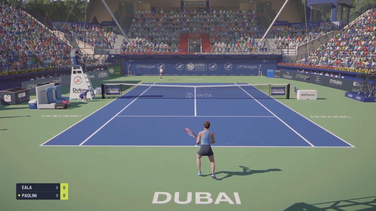 Eala vs Paolini DUBAI Duty-free Wta 1000
