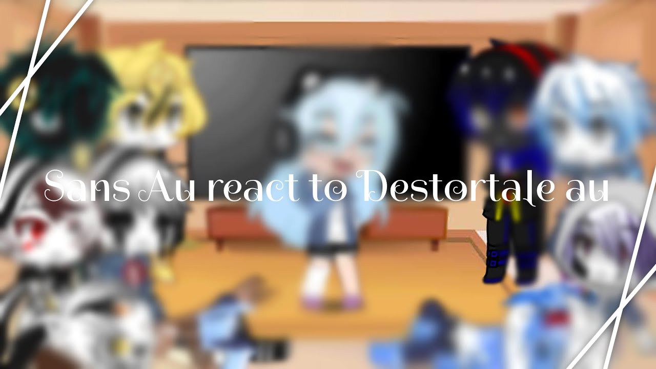 Sans Au react to Destortale [Bad Apple reaction type] | Inspired | Read Desc!!