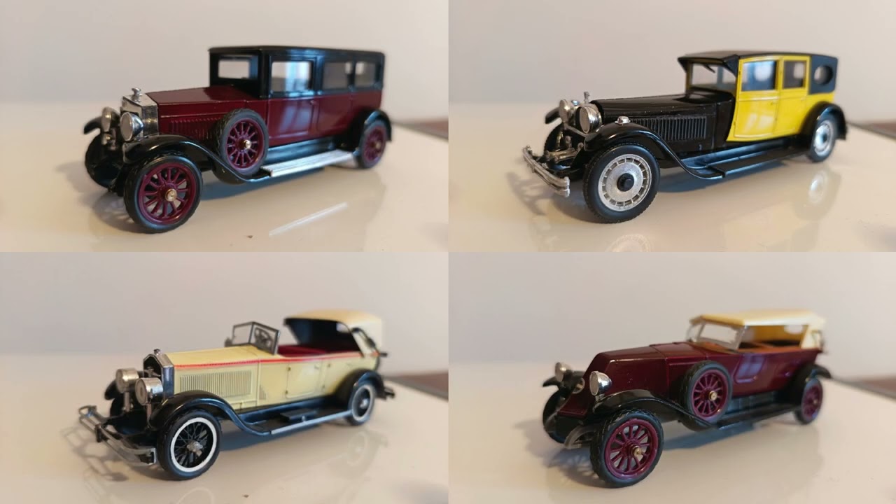 Modellini di auto d'epoca in scala 1:43