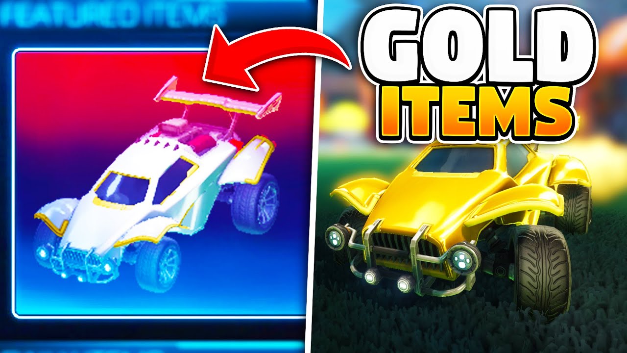 How GOLD Painted Items Will Save Trading On Rocket League!
