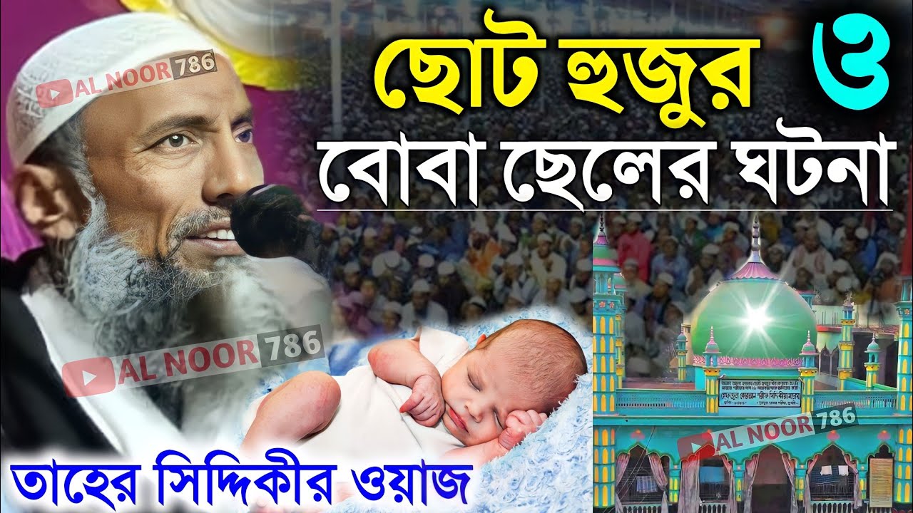 আবু তাহের সিদ্দিকীর ওয়াজ | ছোট হুজুর ও বোবা ছেলের ঘটনা | তাহের সিদ্দিকীর ওয়াজ | Taher Siddiqui waz